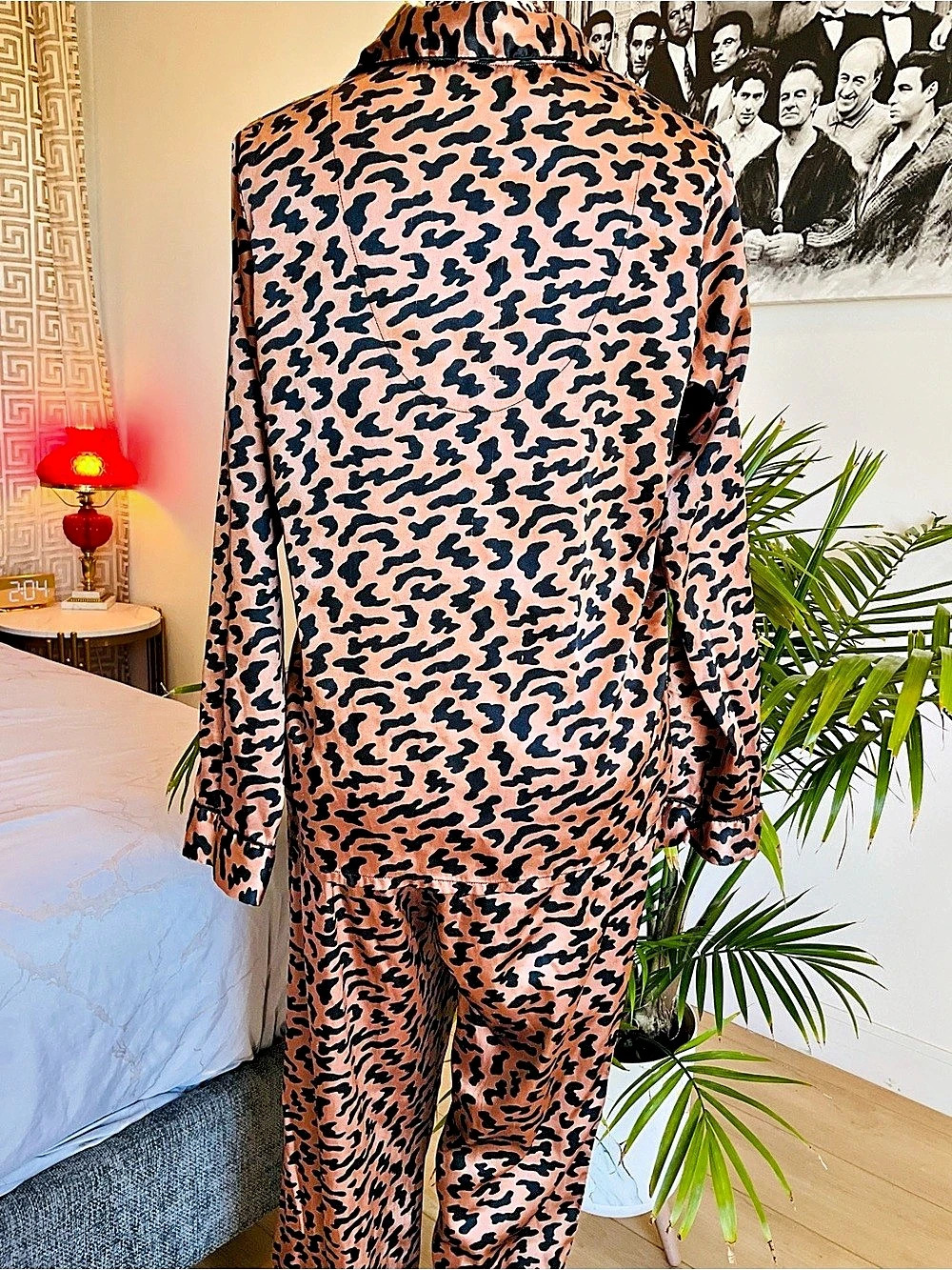 Rachel Zoe Leopard Print Pajama Set - Picture 4 of 8